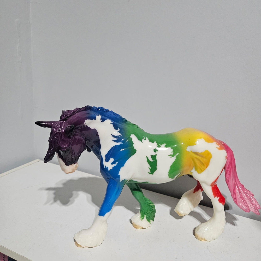 Breyer Traditional Series Limited Edition Equidae Rainbow Decorator Horse